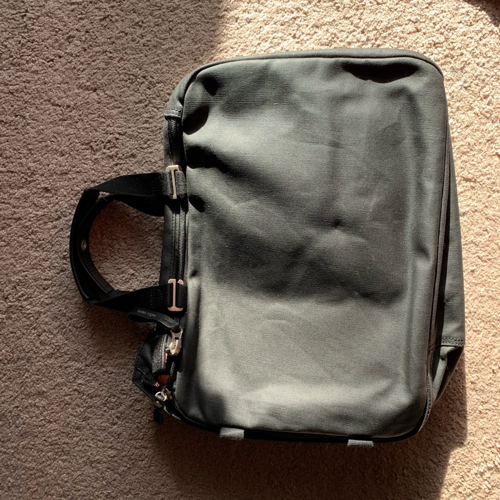Qwstion daypack convertible laptop tote backpack